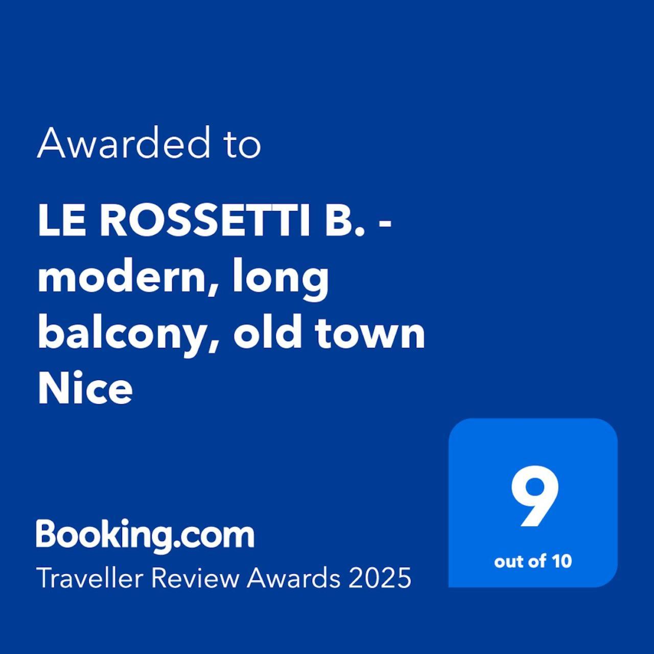 Le Rossetti B. - Modern, Long Balcony, Old Town ניס מראה חיצוני תמונה